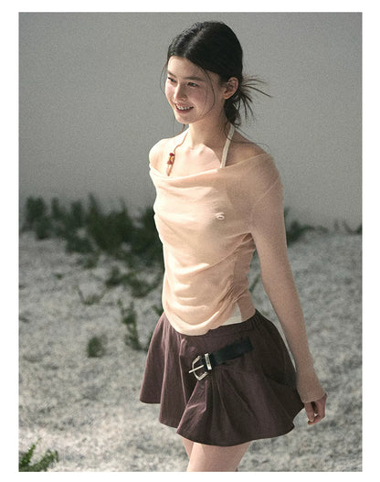 Sugar Frost Off-Shoulder Top