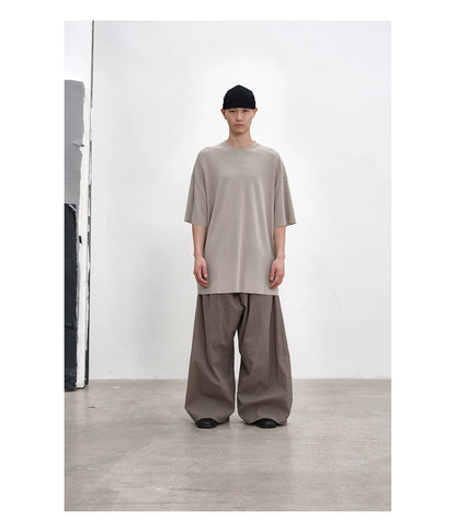 SS25 Linen-Blend Oversized T-Shirt