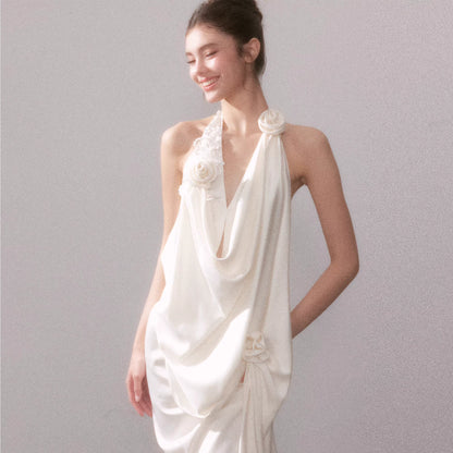 Tyndall Muse Satin Glow Maxi Dress