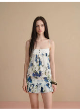 Vintage Floral Mesh Co-Ord Set NeverMore