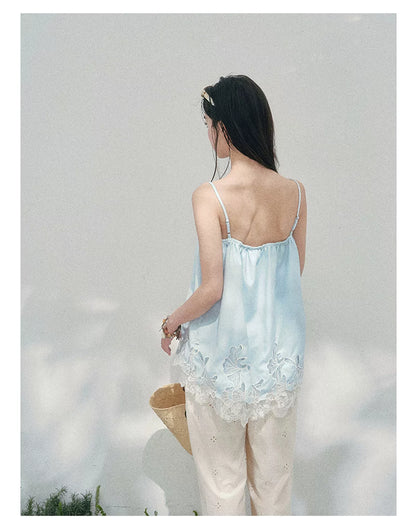Bouquet Summer Lace Camisole Top