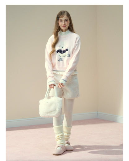 Bunny Diary Collar Sweater