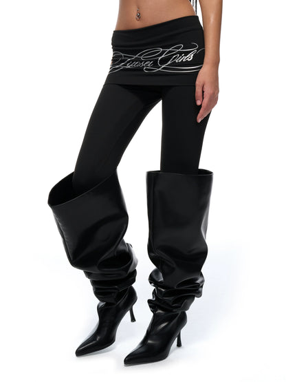 Waist Graphic Compression Yoga Leggings