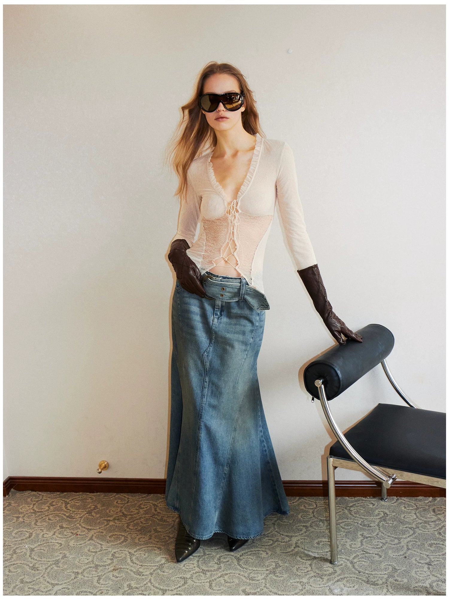 Mesh Panel Drawstring Base Layer