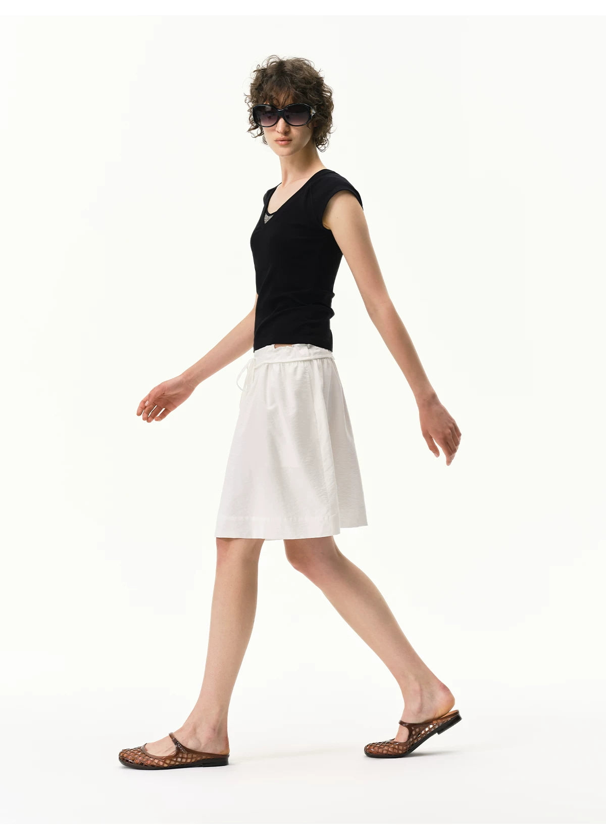 Lyocell Linen Leopard Top