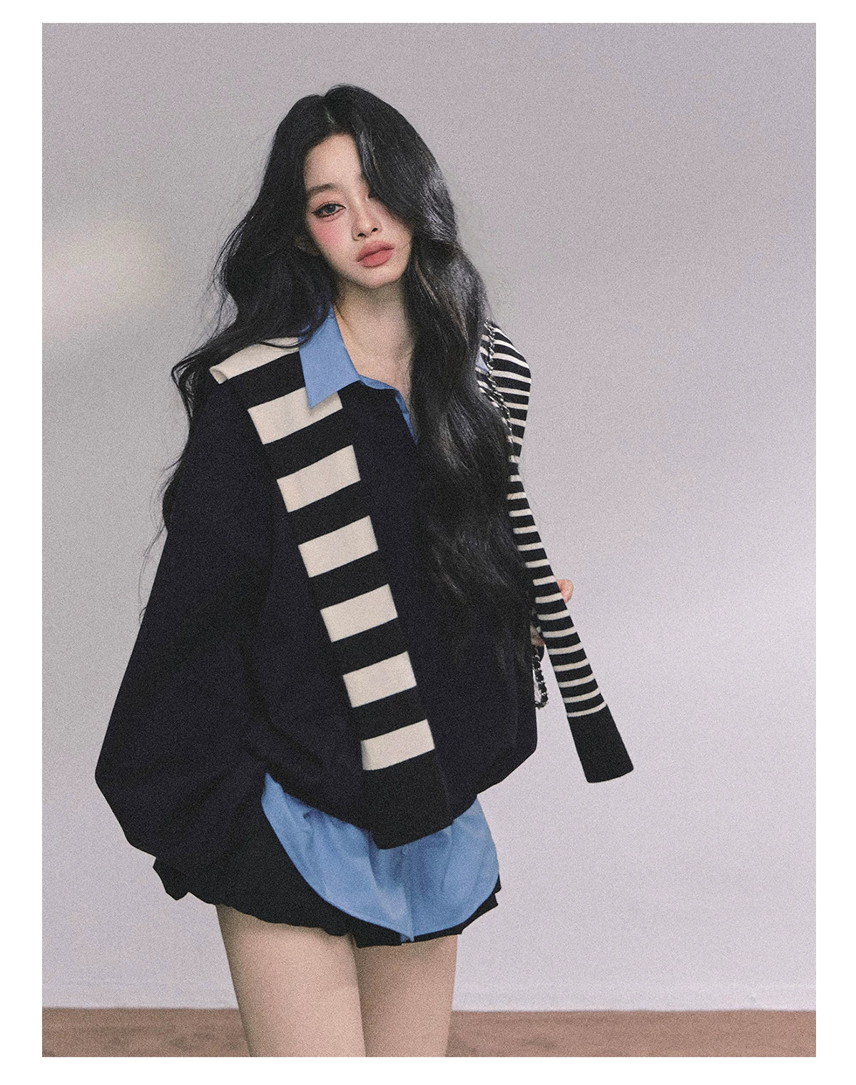 Two-Piece American Oversized Sweatshirt