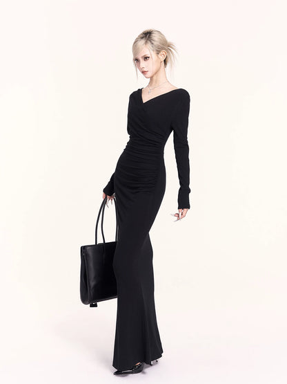 Sculpting Silhouette Muse Mermaid Maxi Dress