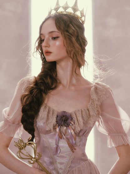 Purple Iris Princess Dress