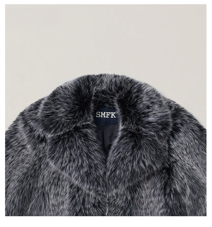 Cross Relic Wilderness Hunter Cropped Faux Fur Jacket