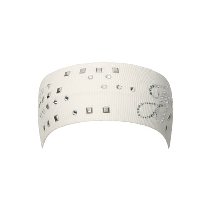 Crystal-Stud Logo Stretch Headband