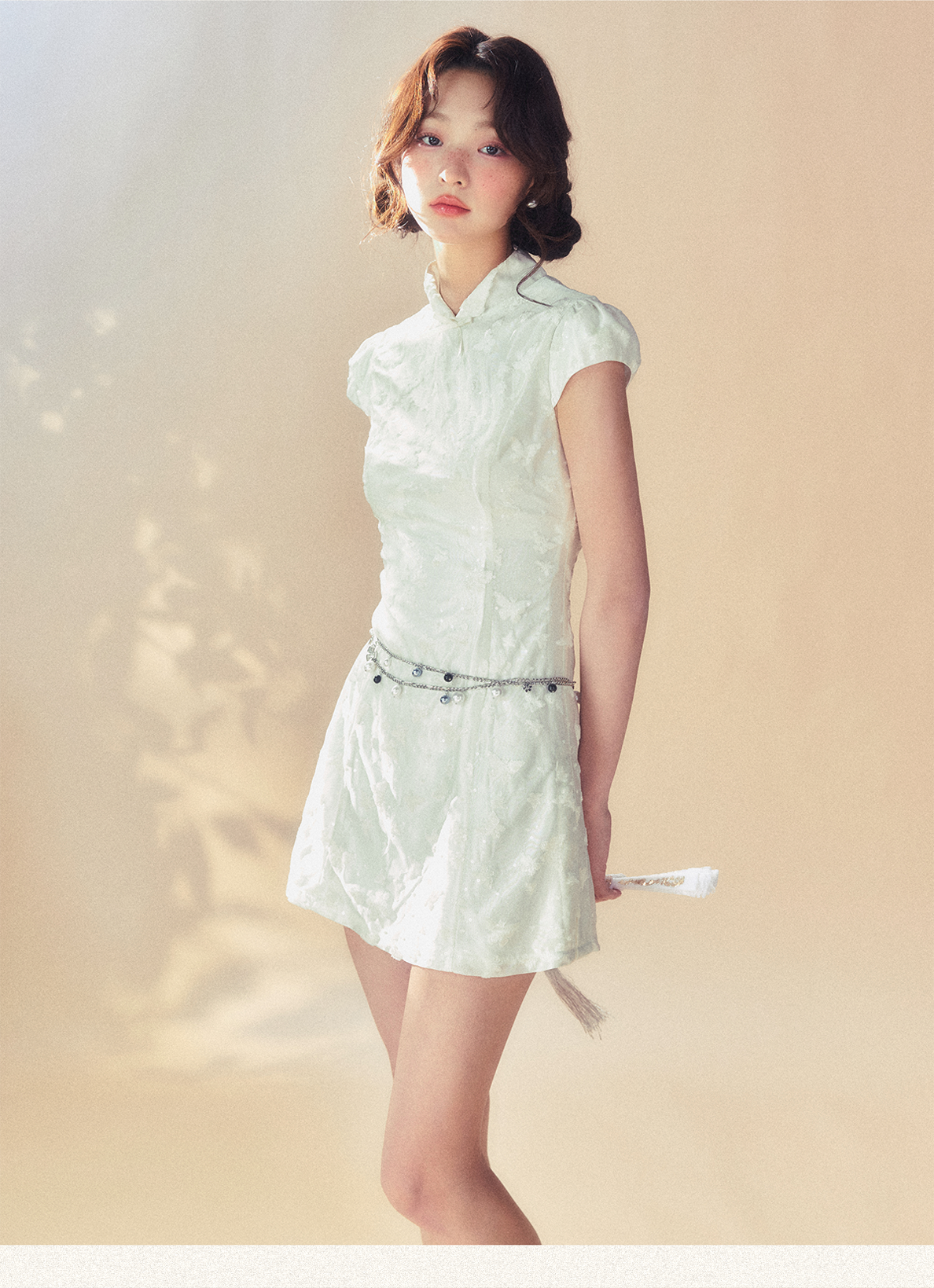 White Cheongsam Dress - CHINASQUAD