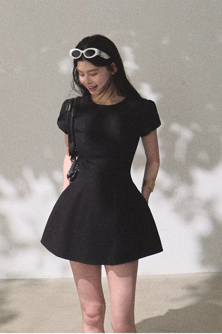 cinched waist mini dress Button Down Long Sleeve Cinched Waist Mini Dress