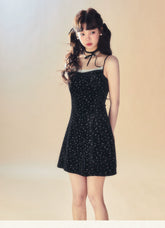 Lace Spaghetti Strap Dress - CHINASQUAD