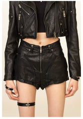 Wild World Rider Lambskin Shorts - CHINASQUAD