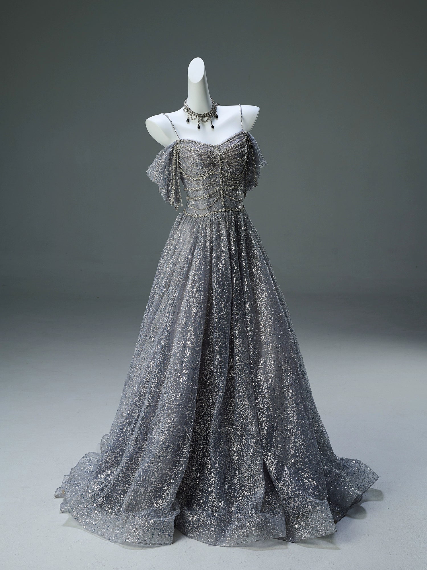 Eternal First-Light Glittering Couture Gown