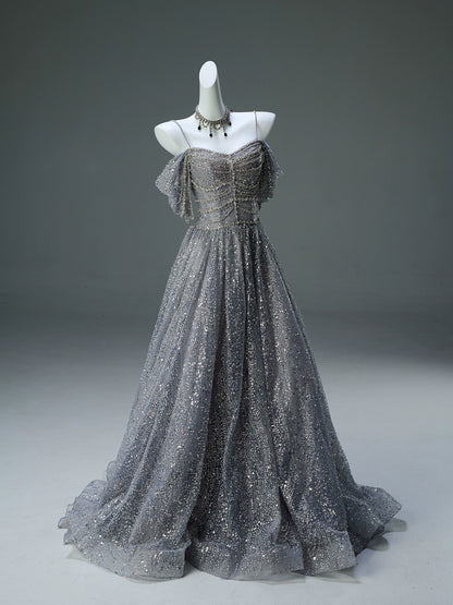 Eternal First-Light Glittering Couture Gown