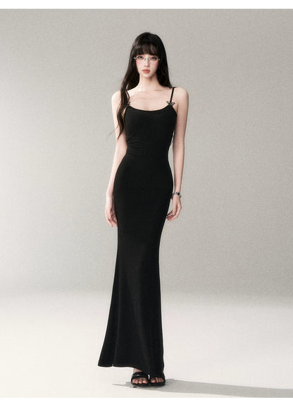 Butterfly Hardware Sculpting Stretch Cami Maxi Dress