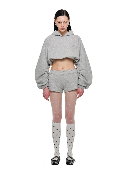 Cat Paw Cropped Hoodie