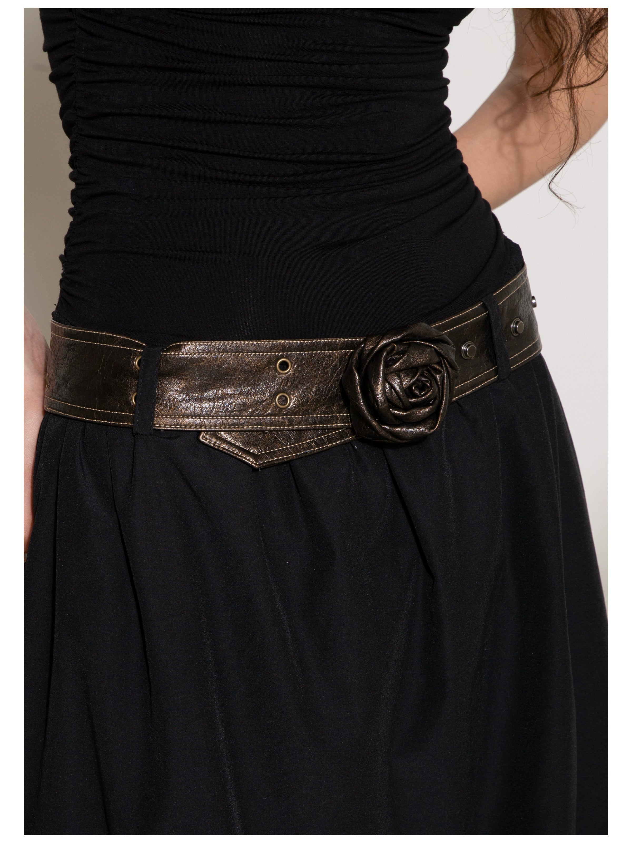 Vintage Rose Chain Belt