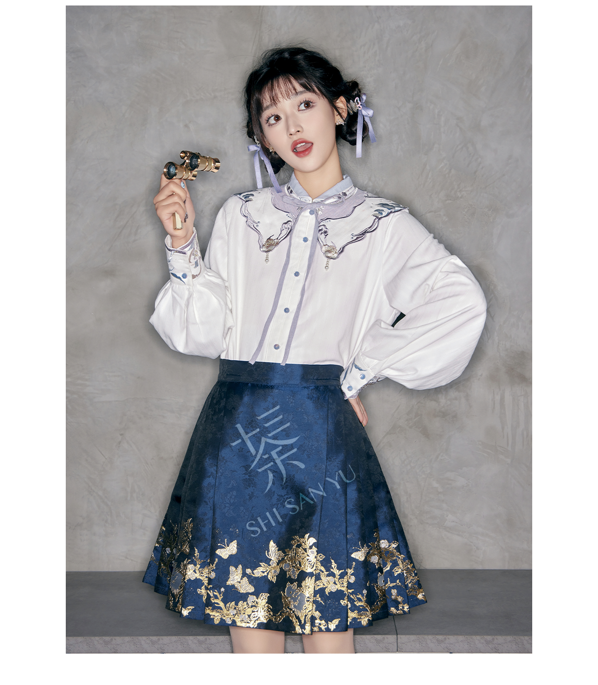 (Final Sale) "春黛" Modern-style Hanfu Skirt