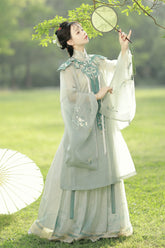 "不染"Ming-Dynasty Hanfu Set - CHINASQUAD