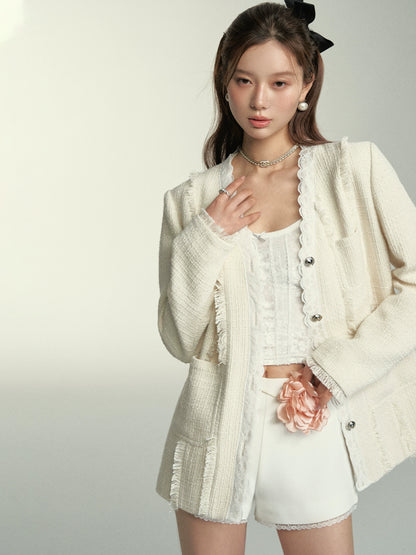 White Tassel Jacket - CHINASQUAD