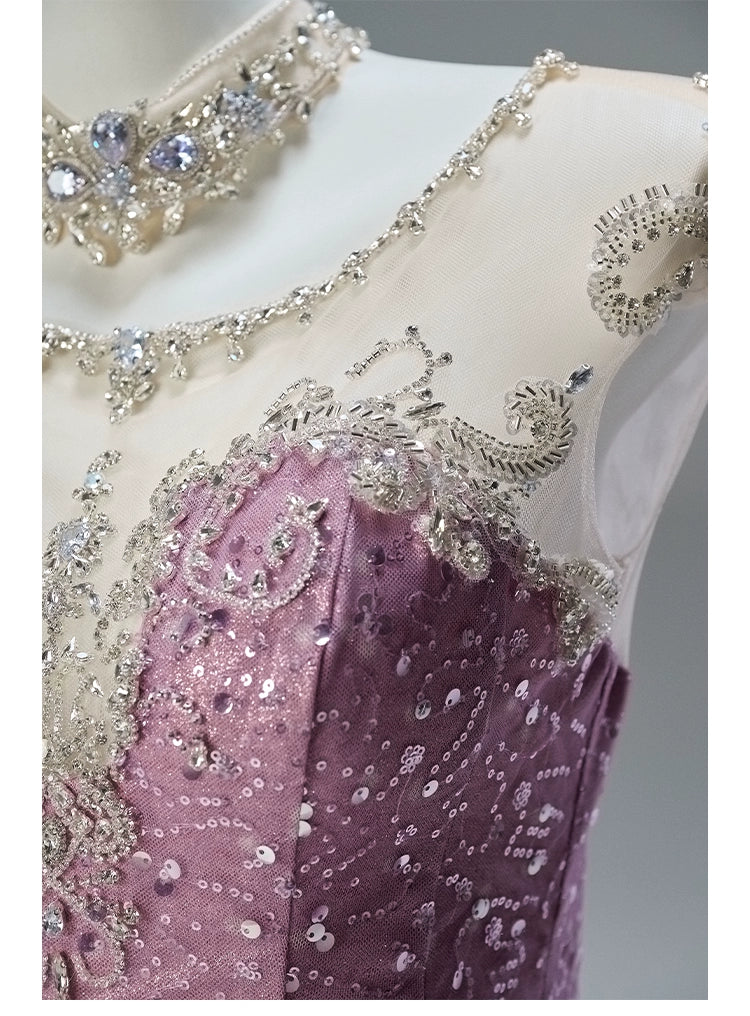 Dreamstar Sequin Tulle Dress with Crystal Accents