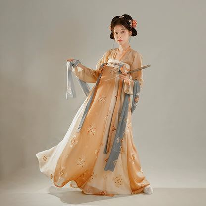 &quot;厌离&quot; Tang Dynasty Hanfu Set