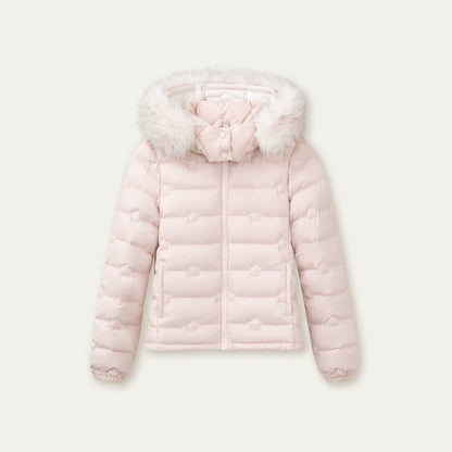 Embossed Sweet Dream Quilted Down Jacket