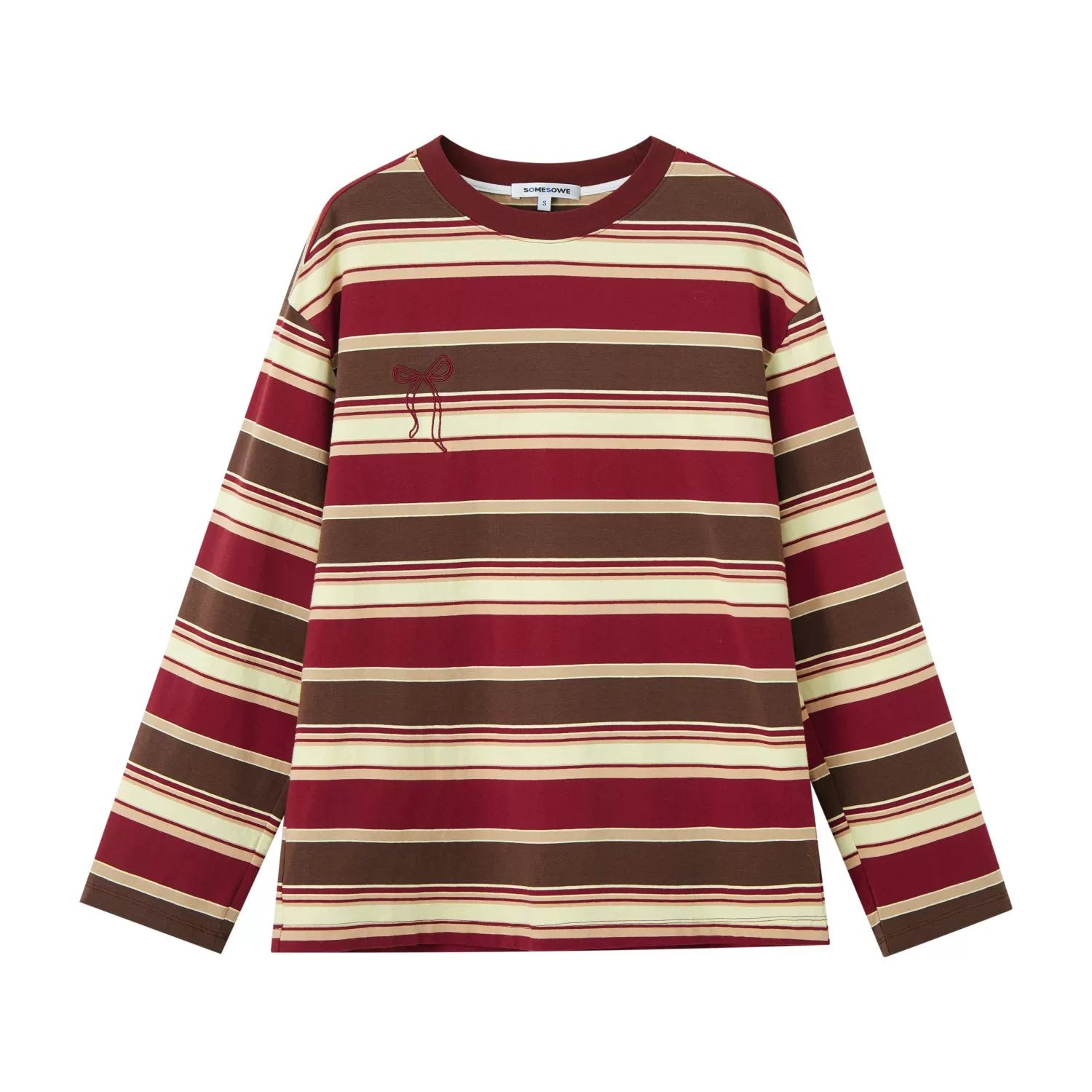 Red Striped Long-sleeve T-shirt