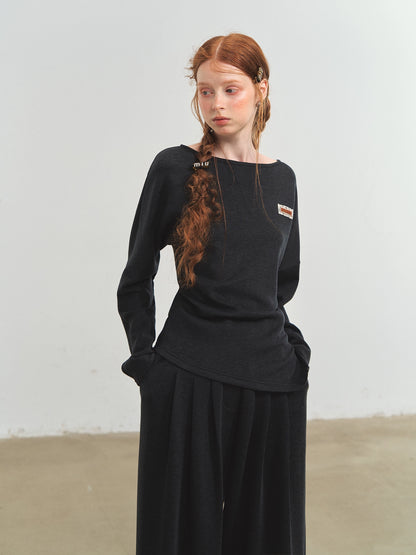 One-Shoulder Asymmetric T-Shirt