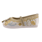 "Cat Bell" Embroidered Flat Kids&