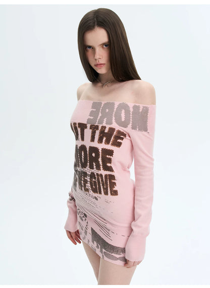 Vintage Printed Knit Dress