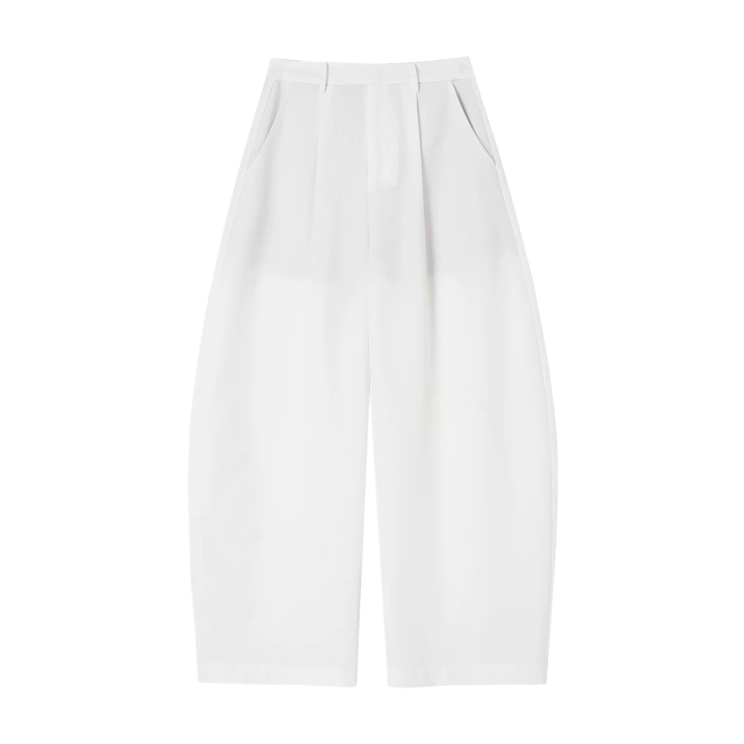 Relaxed Tailored Wide-Leg Trousers