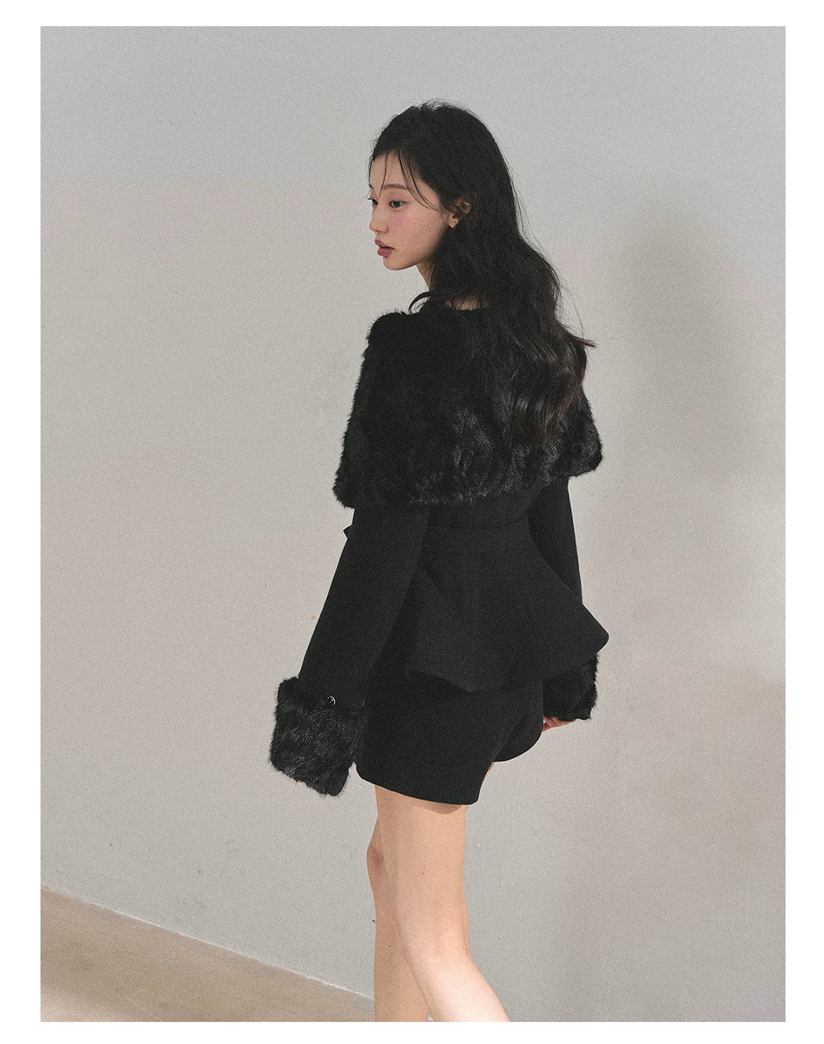 Light Luxury Cape Three-Piece Set