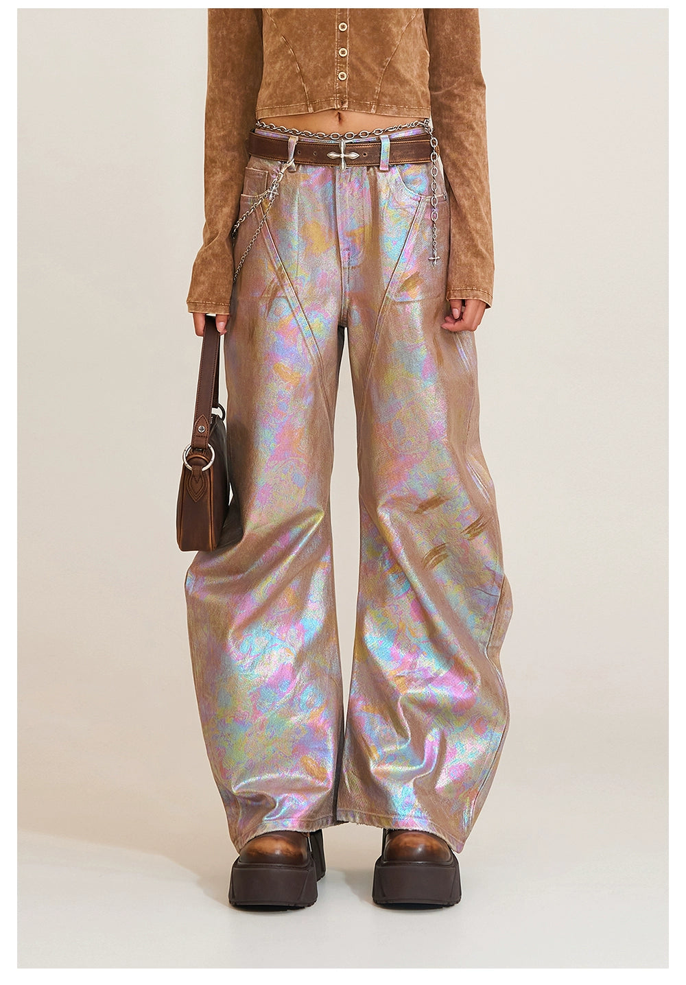 RAGE Wild Continent Curved Denim Pants