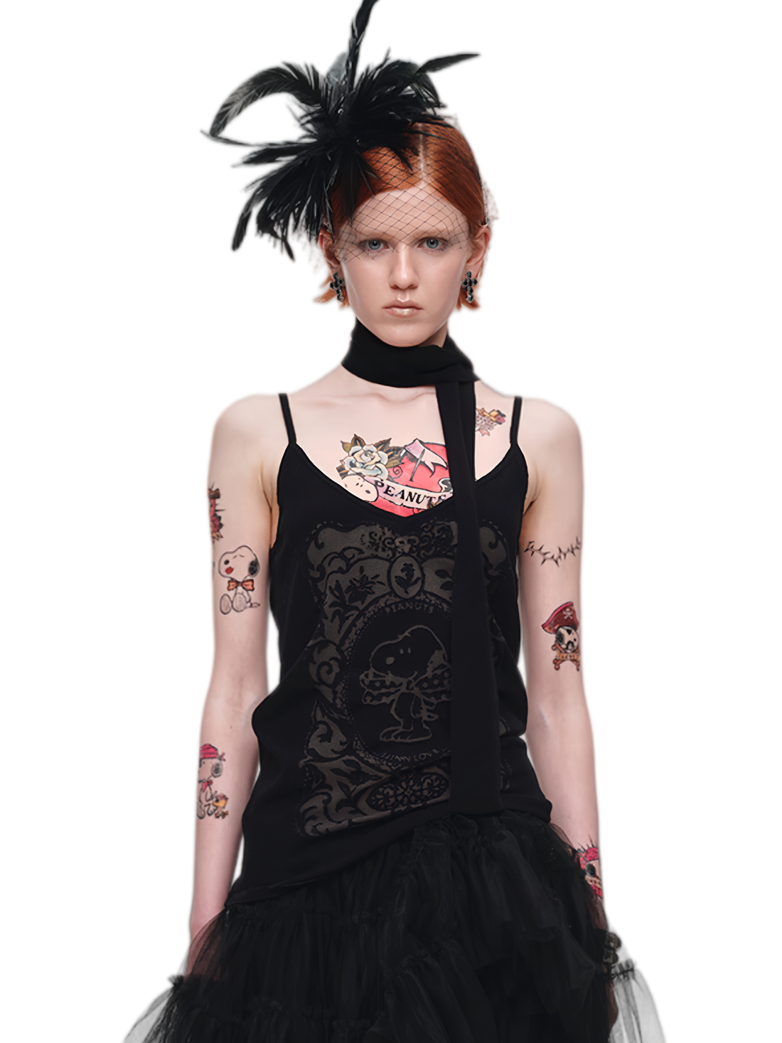 Burnout Graphic V-Neck Camisole