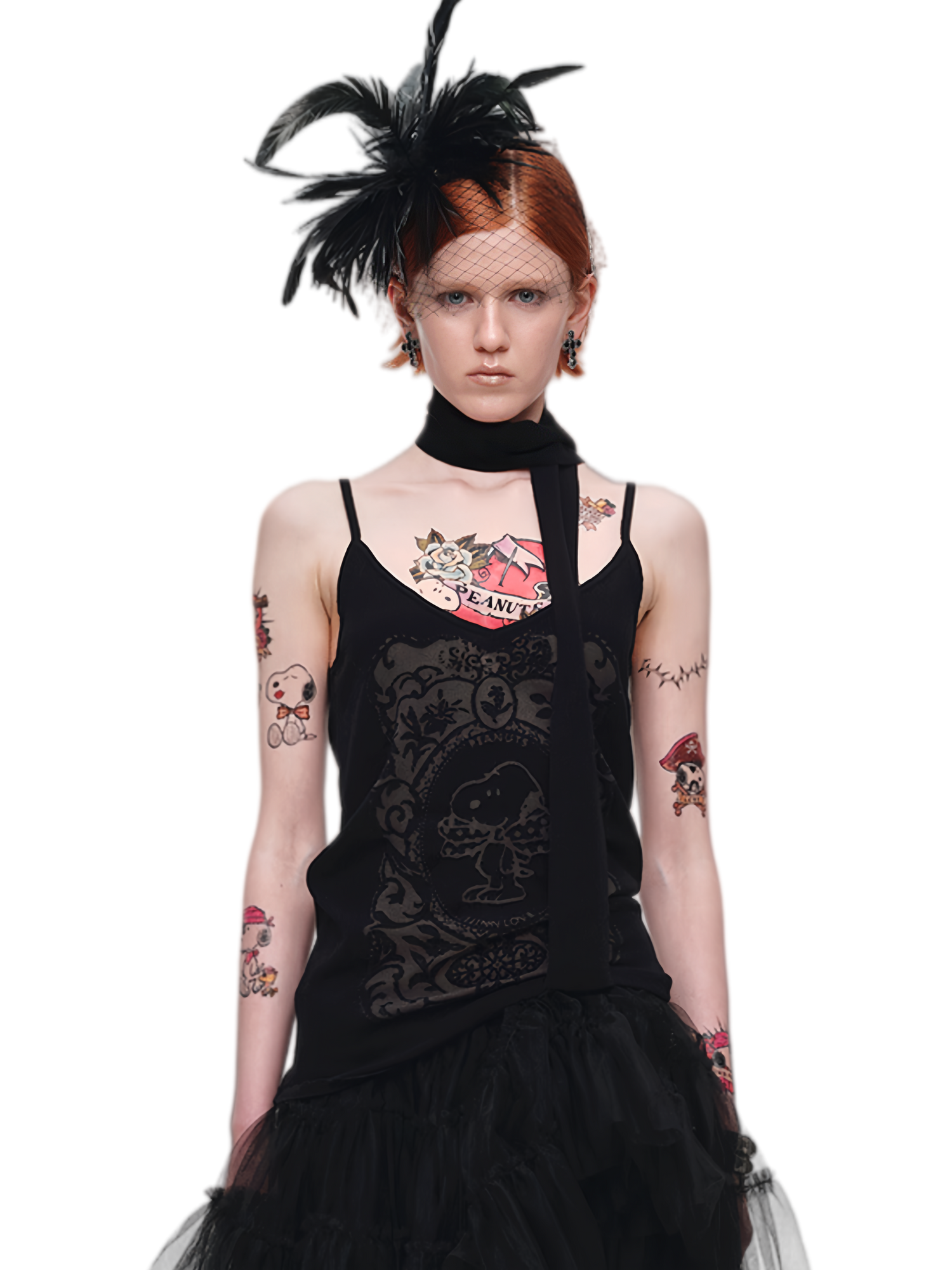 Burnout Graphic V-Neck Camisole