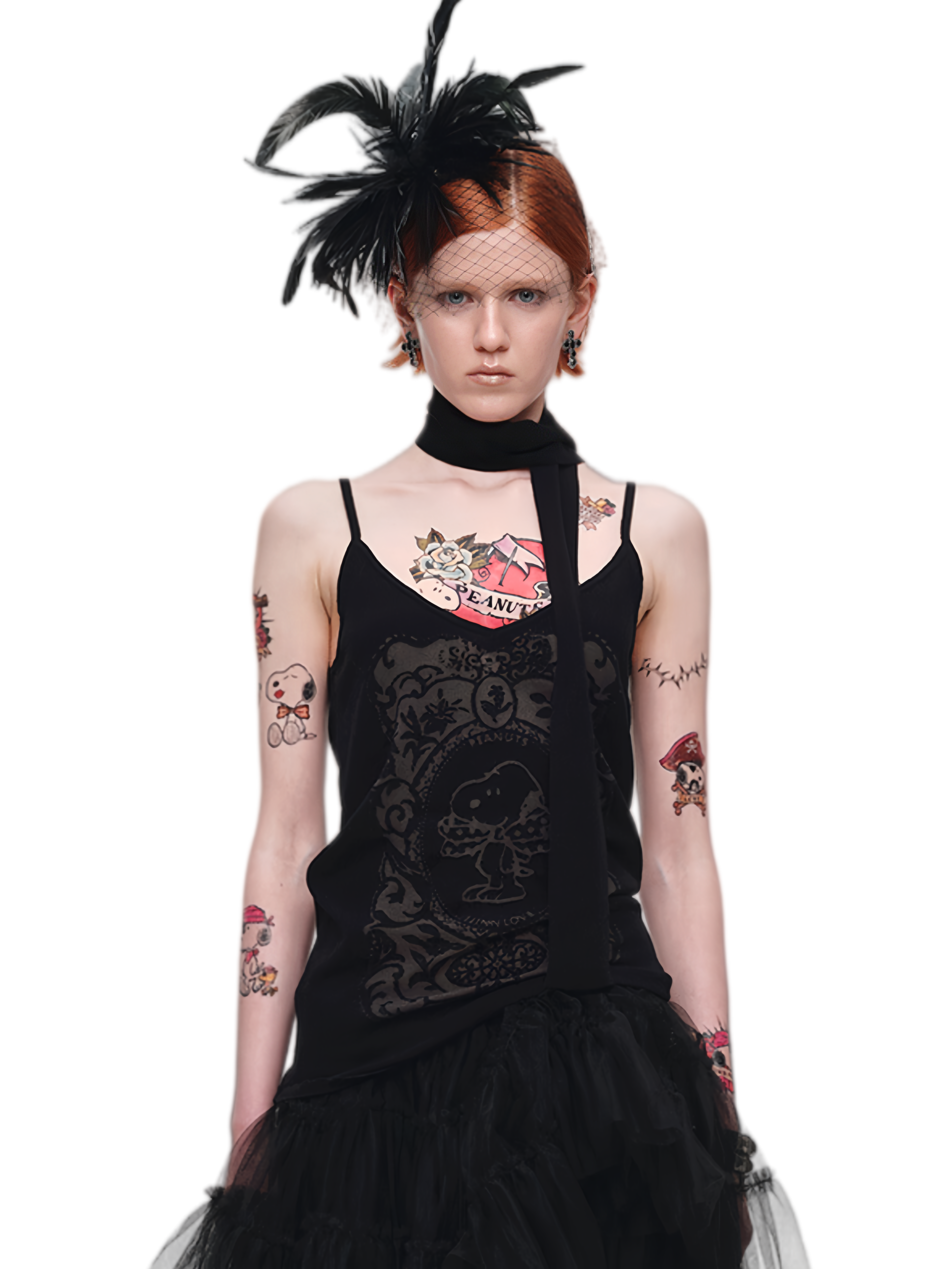 Burnout Graphic V-Neck Camisole