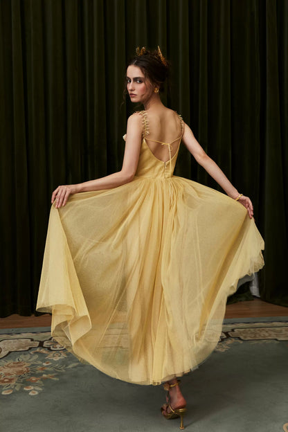 Nile Rose Egyptian-Inspired Corset Gown