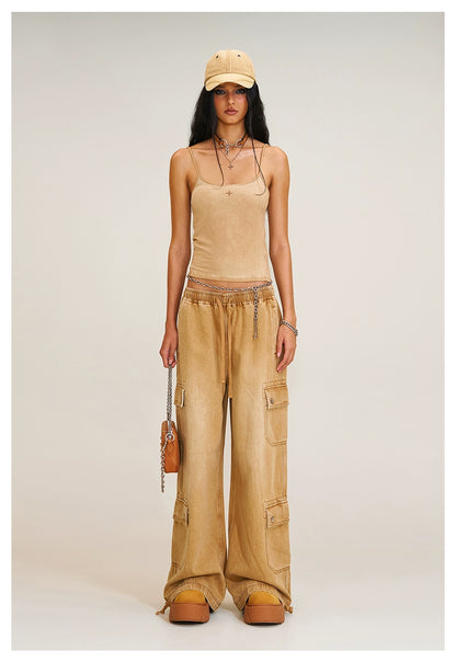 Compass Tower Denim Cargo Pants