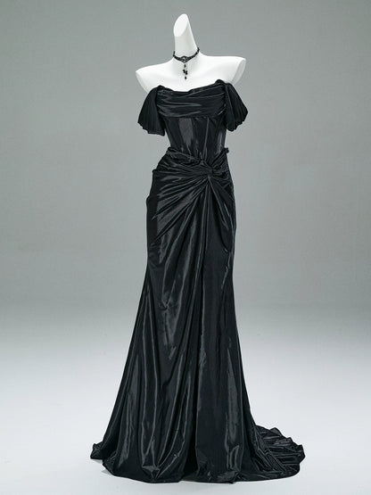 Stellar Blue Aura Couture Gown