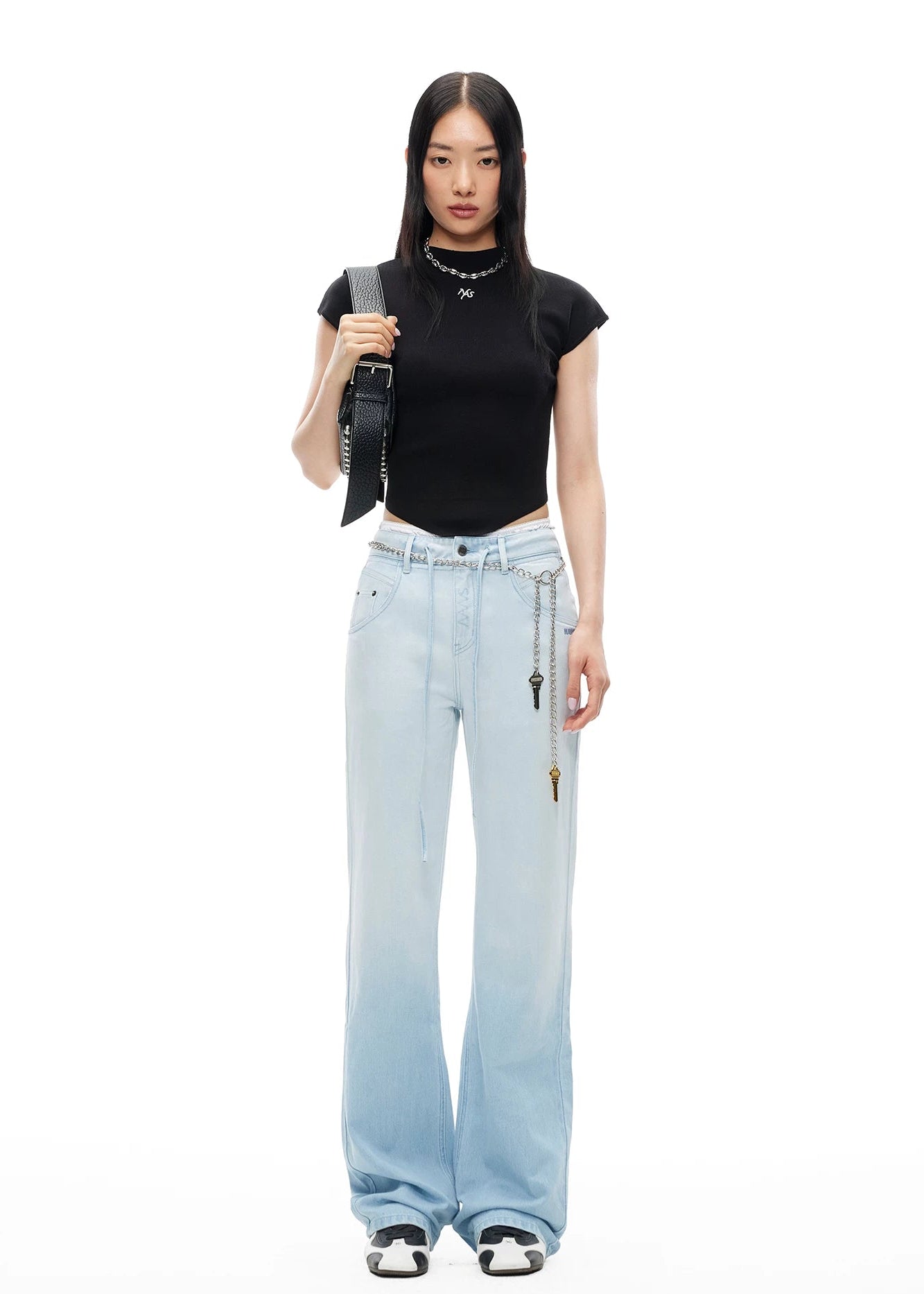 Summer Vacation Slim Straight Hemp Denim