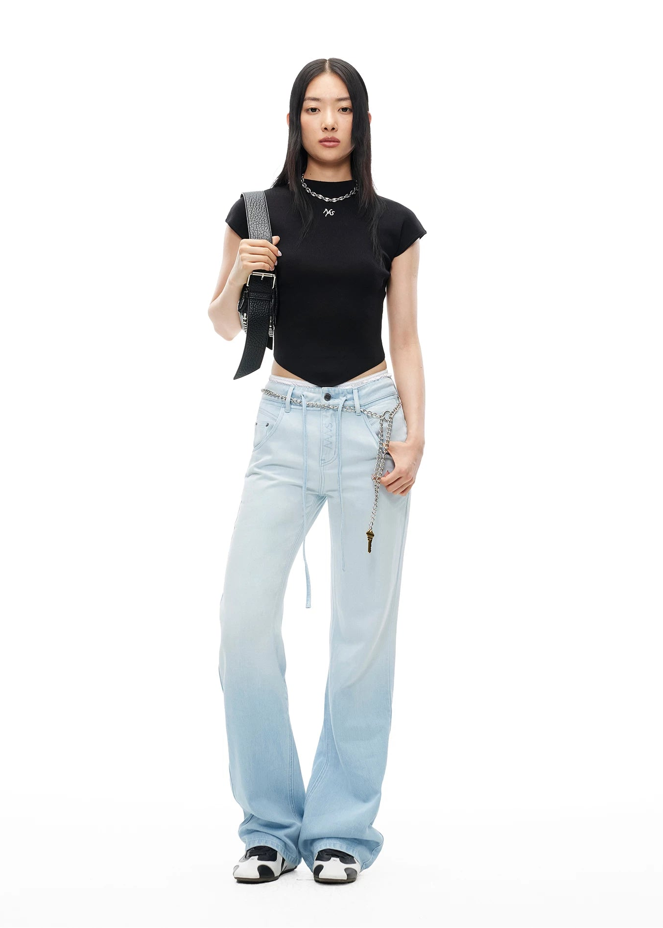 Summer Vacation Slim Straight Hemp Denim