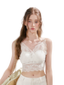 Kroche Lace Cami Top – Soft Mist White (Pre-order)
