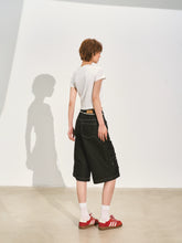 Pearl Bow Fruity Slim-fit Short Sleeve T-shirt - CHINASQUAD