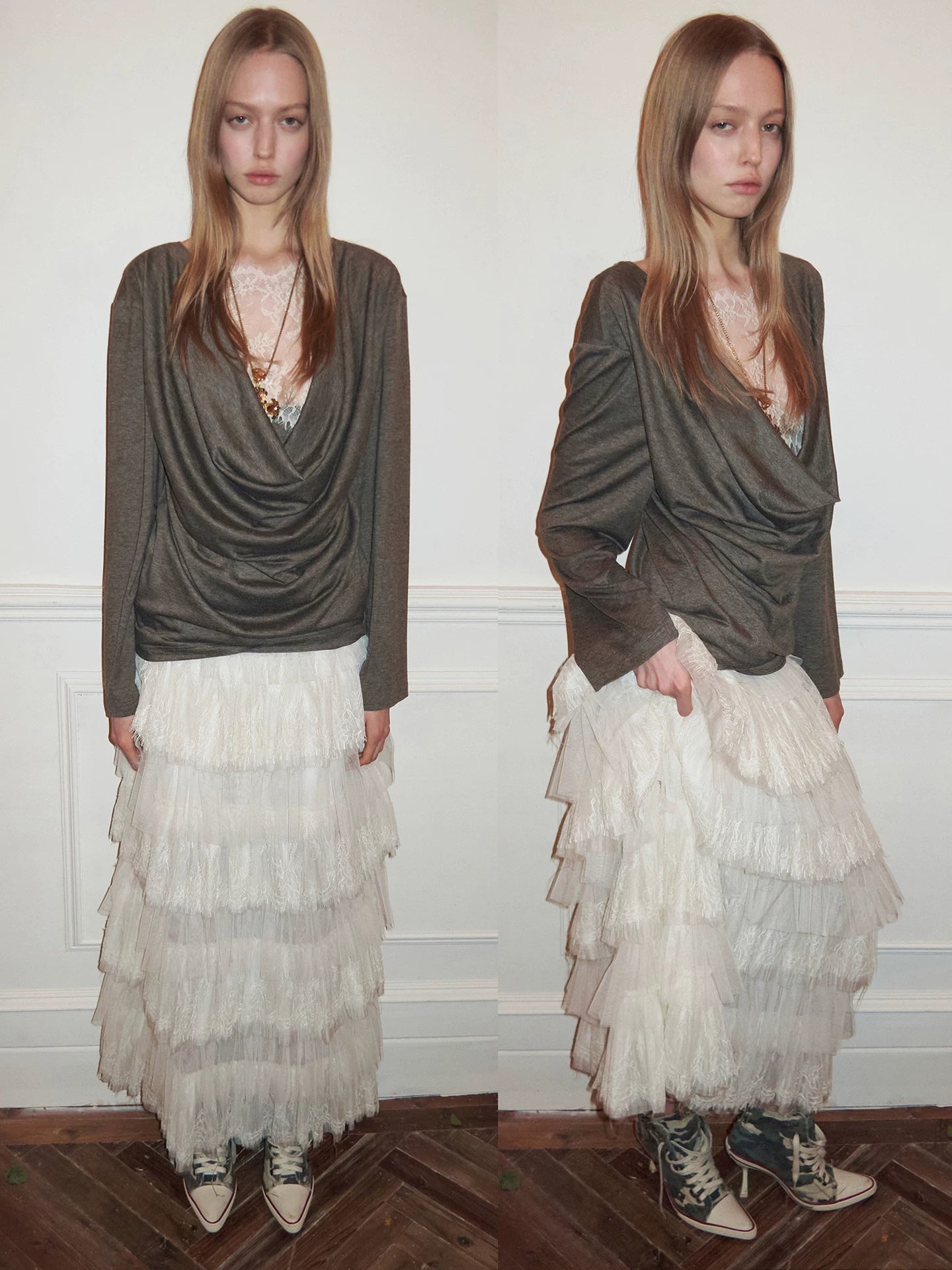 Two-Way Layered Long Sleeve Base Layer