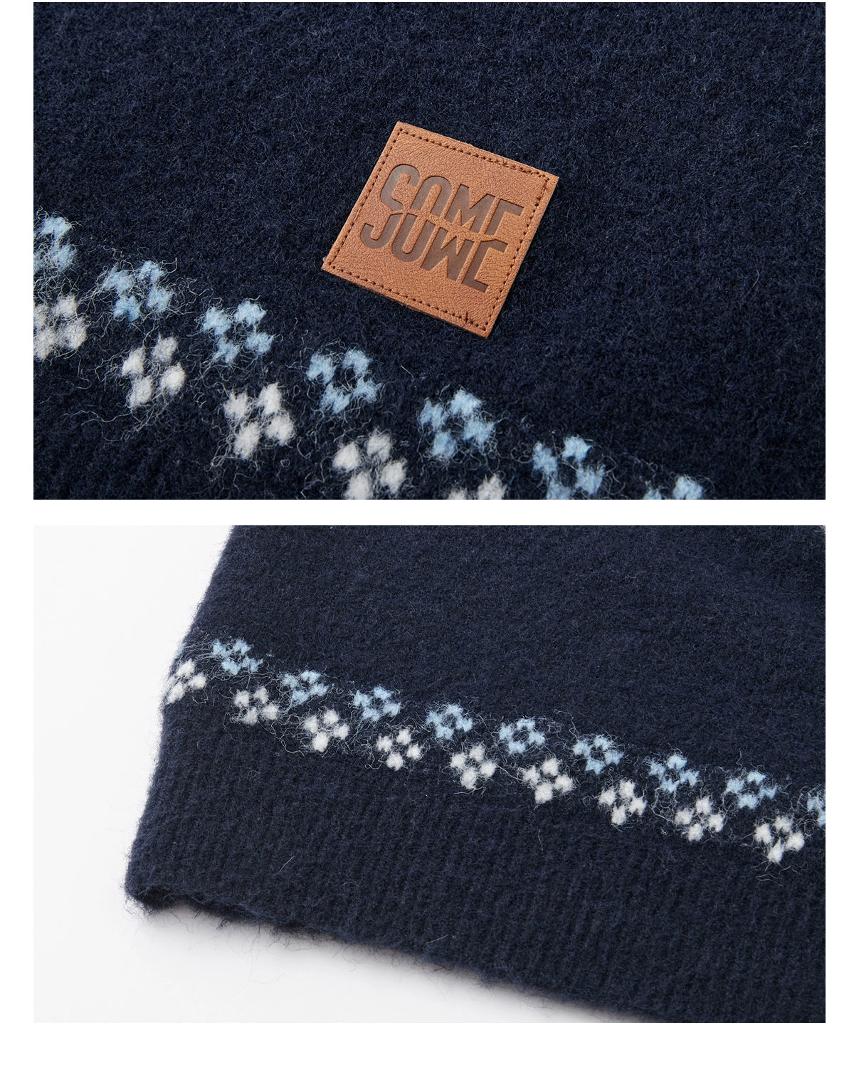 Snowflake Pony Soft Knit Sweater