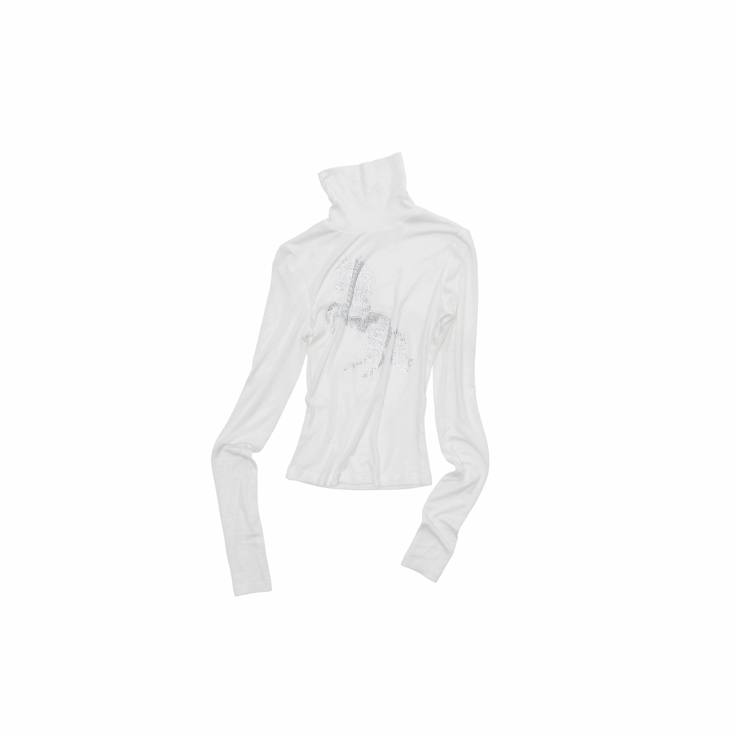 Crystal-Embellished Turtleneck