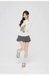 Lace-Paneled Skirt - CHINASQUAD